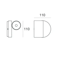 Bart faretto a soffitto/parete