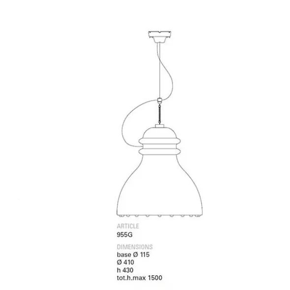 Battersea 955G lampadario