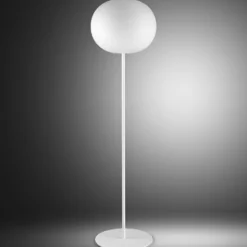 Bolero lampada da terra in vetro soffiato