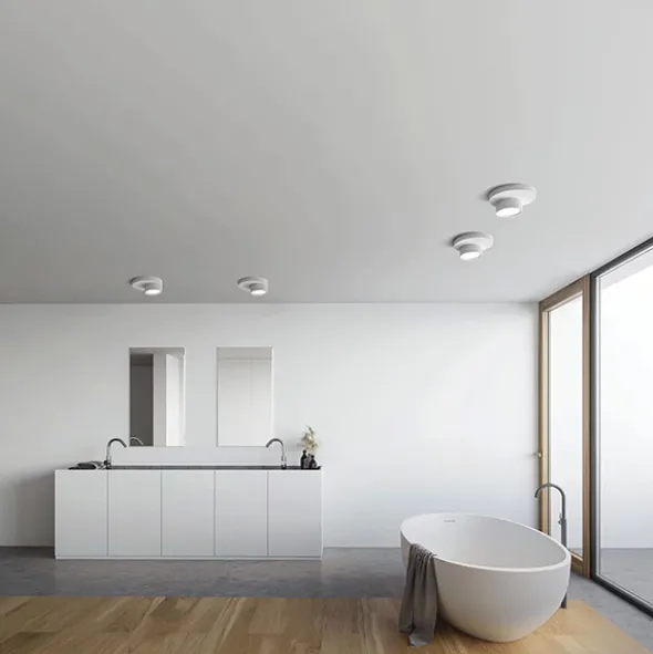 Demetra lampada da soffitto in gesso