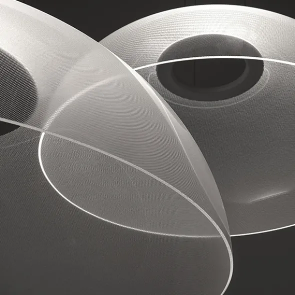 Demì lampada da parete/soffitto di design