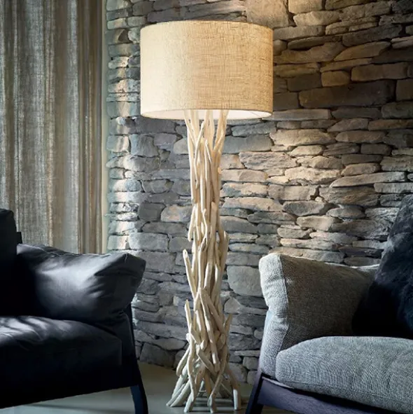 Driftwood piantana in legno naturale