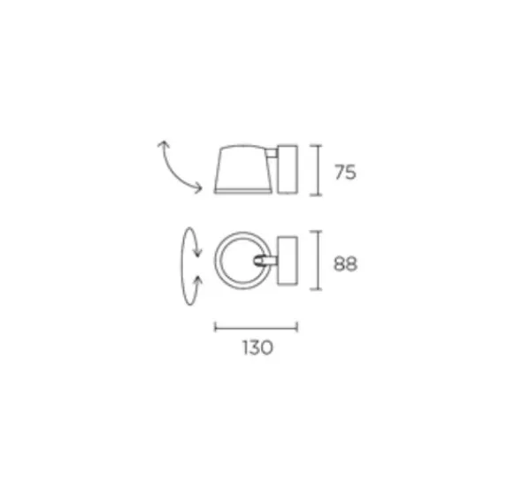 Drone lampada da soffitto/ parete