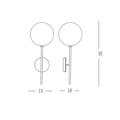 Equinoxe applique di design