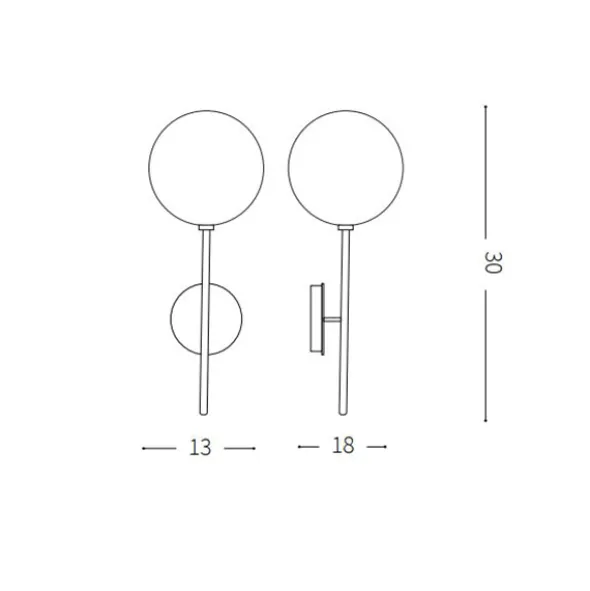 Equinoxe applique di design