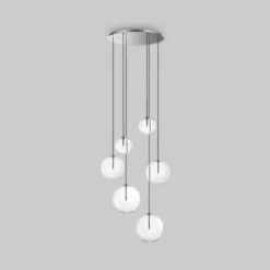 Equinoxe sospensione design 6 luci