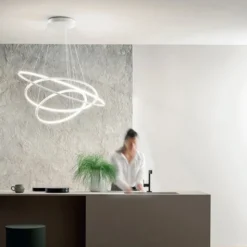 Erika sospensione circolare a led