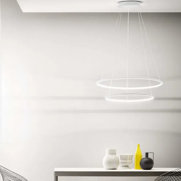 Erika sospensione circolare a led
