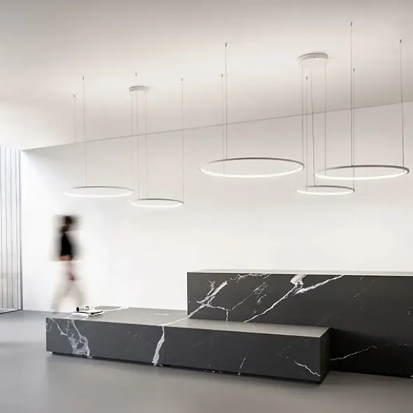 Erika sospensione circolare a led