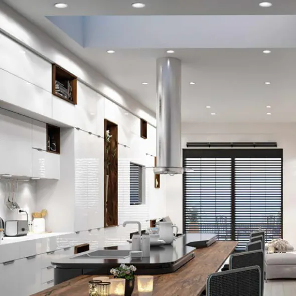 Faretto incasso bianco e nero LED
