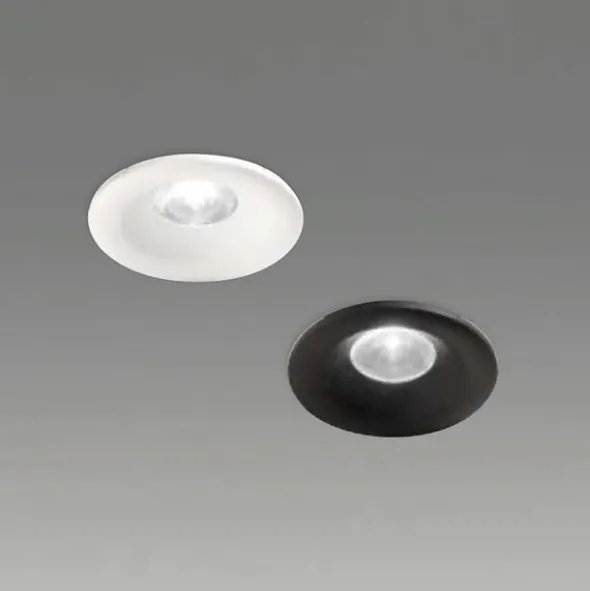 Faretto incasso bianco/nero Gea Led
