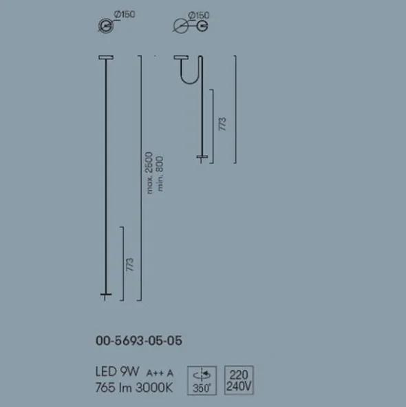Invisible lampada a sospensione