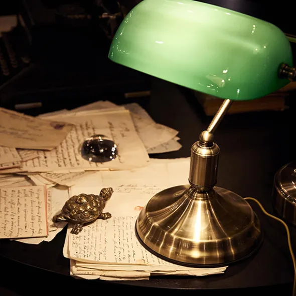 Lawyer lampada da tavolo vintage