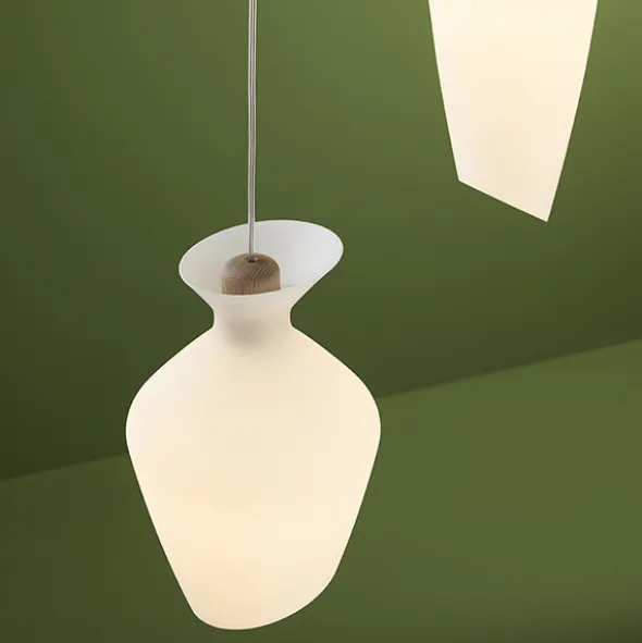 Malvasia lampada a sospensione in vetro