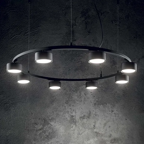 Minor lampada a sospensione round 8 luci