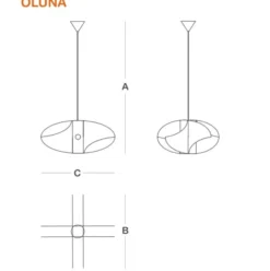 Oluna lampada a sospensione