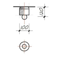 Parmelia lampada da soffitto