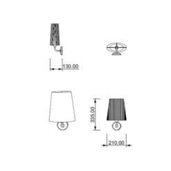 Semplice applique elegante