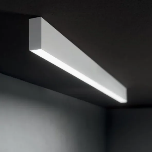 Steel lampada a sospensione lineare
